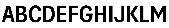AlaskaVAR CondensedMediumContrast Instance Font UPPERCASE