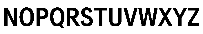AlaskaVAR CondensedMediumContrast Instance Font UPPERCASE