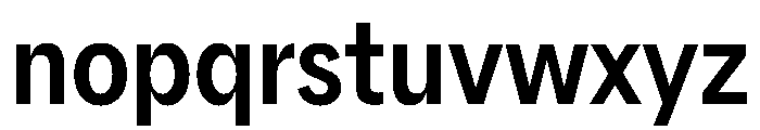 AlaskaVAR CondensedMediumContrast Instance Font LOWERCASE