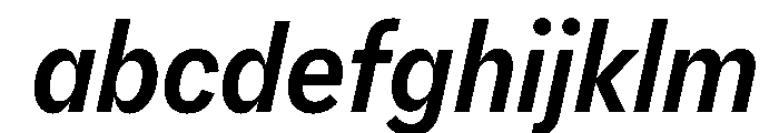 AlaskaVAR CondensedMediumItalicContrast Instance FONT