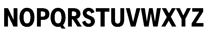 AlaskaVAR CondensedSemiBold Instance Font UPPERCASE
