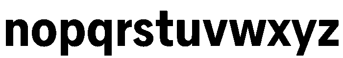AlaskaVAR CondensedSemiBold Instance Font LOWERCASE