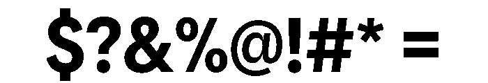 AlaskaVAR CondensedSemiBoldContrast Instance Font OTHER CHARS