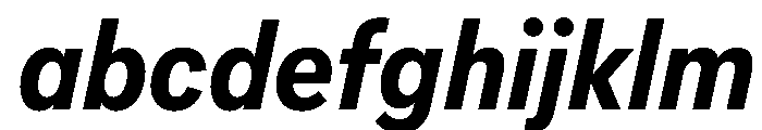 AlaskaVAR CondensedSemiBoldItalic Instance FONT