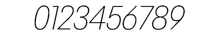 AlaskaVAR CondensedThinItalic Instance Font OTHER CHARS