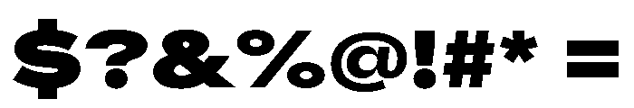 AlaskaVAR ExpandedBlackContrast Instance Font OTHER CHARS