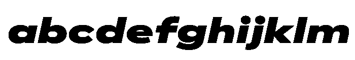 AlaskaVAR ExpandedBlackItalic Instance FONT
