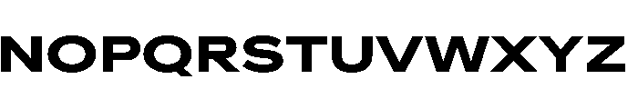 AlaskaVAR ExpandedBoldContrast Instance Font UPPERCASE