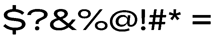 AlaskaVAR ExpandedContrast Instance Font OTHER CHARS