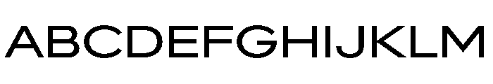 AlaskaVAR ExpandedContrast Instance Font UPPERCASE