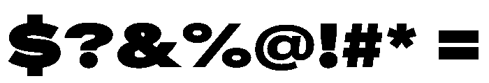 AlaskaVAR ExpandedExtraBlack Instance Font OTHER CHARS