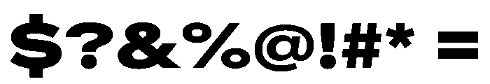 AlaskaVAR ExpandedExtraBold Instance Font OTHER CHARS