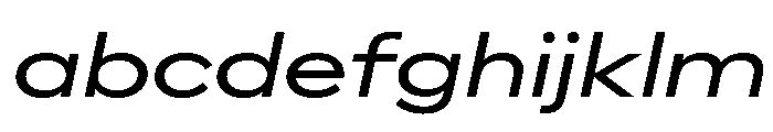 AlaskaVAR ExpandedItalic Instance FONT