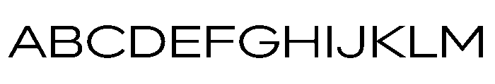 AlaskaVAR ExpandedLightContrast Instance Font UPPERCASE