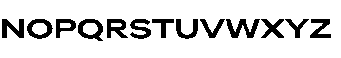 AlaskaVAR ExpandedSemiBold Instance Font UPPERCASE