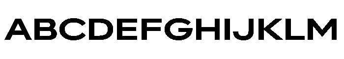 AlaskaVAR ExpandedSemiBoldContrast Instance Font UPPERCASE