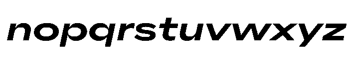 AlaskaVAR ExpandedSemiBoldItalicContrast Instance Font LOWERCASE