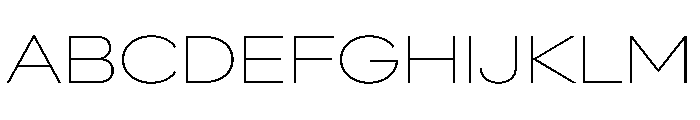 AlaskaVAR ExpandedThinContrast Instance Font UPPERCASE