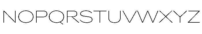 AlaskaVAR ExpandedThinContrast Instance Font UPPERCASE