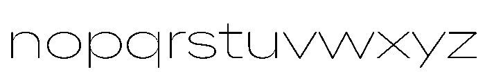 AlaskaVAR ExpandedThinContrast Instance Font LOWERCASE