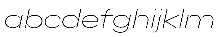 AlaskaVAR ExpandedThinItalicContrast Instance FONT