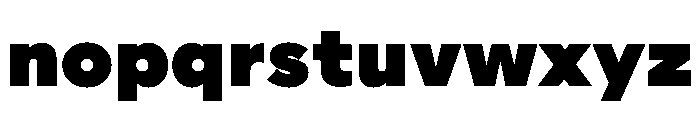 AlaskaVAR ExtraBlack Instance Font LOWERCASE