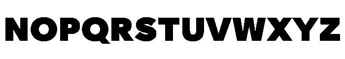 AlaskaVAR ExtraBlackContrast Instance Font UPPERCASE