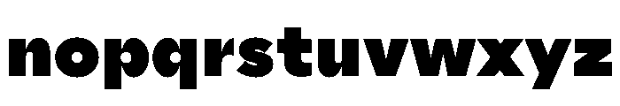 AlaskaVAR ExtraBlackContrast Instance Font LOWERCASE