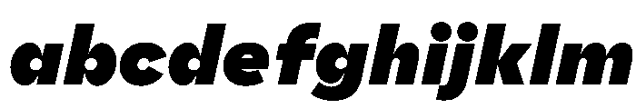 AlaskaVAR ExtraBlackItalicContrast Instance FONT