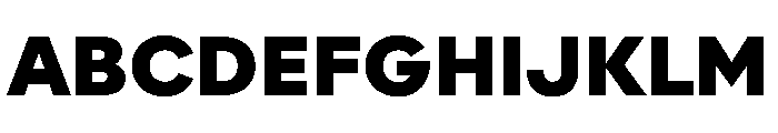 AlaskaVAR ExtraBoldContrast Instance Font UPPERCASE