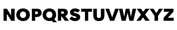 AlaskaVAR ExtraBoldContrast Instance Font UPPERCASE
