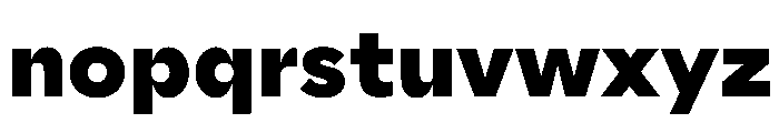 AlaskaVAR ExtraBoldContrast Instance Font LOWERCASE