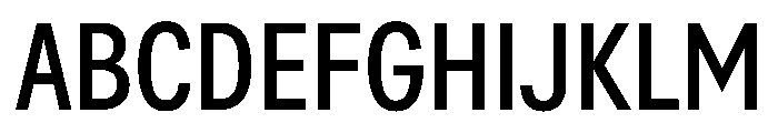 AlaskaVAR ExtraCondensed Instance Font UPPERCASE
