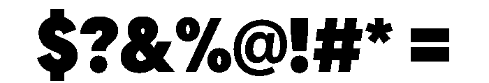 AlaskaVAR ExtraCondensedBlack Instance Font OTHER CHARS