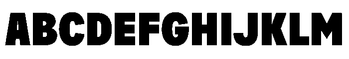AlaskaVAR ExtraCondensedBlack Instance Font UPPERCASE