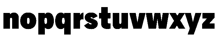 AlaskaVAR ExtraCondensedBlack Instance Font LOWERCASE