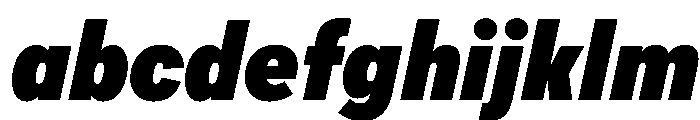 AlaskaVAR ExtraCondensedBlackItalic Instance FONT