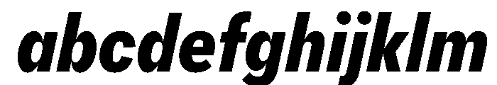 AlaskaVAR ExtraCondensedBoldItalicContrast Instance FONT