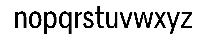 AlaskaVAR ExtraCondensedBook Instance Font LOWERCASE