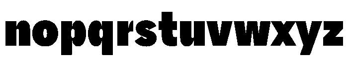 AlaskaVAR ExtraCondensedExtraBlackContrast Instance Font LOWERCASE