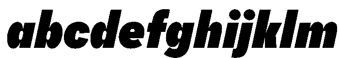 AlaskaVAR ExtraCondensedExtraBlackItalicContrast Instance FONT