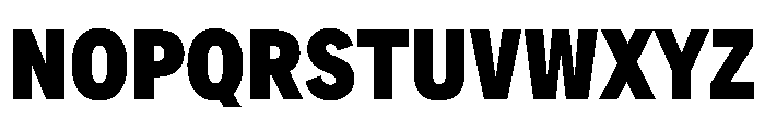 AlaskaVAR ExtraCondensedExtraBoldContrast Instance Font UPPERCASE