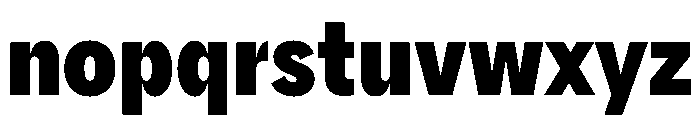 AlaskaVAR ExtraCondensedExtraBoldContrast Instance Font LOWERCASE
