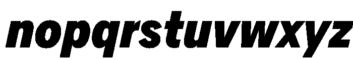 AlaskaVAR ExtraCondensedExtraBoldItalic Instance Font LOWERCASE