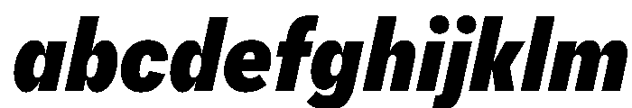 AlaskaVAR ExtraCondensedExtraBoldItalicContrast Instance FONT