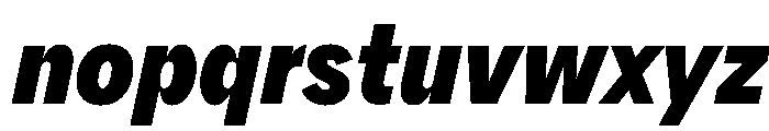 AlaskaVAR ExtraCondensedExtraBoldItalicContrast Instance Font LOWERCASE