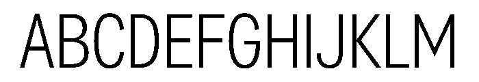 AlaskaVAR ExtraCondensedExtraLightContrast Instance Font UPPERCASE