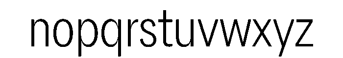 AlaskaVAR ExtraCondensedExtraLightContrast Instance Font LOWERCASE