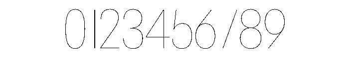 AlaskaVAR ExtraCondensedHairline Instance Font OTHER CHARS