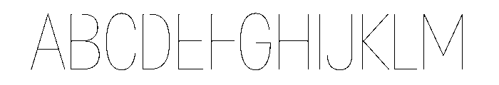 AlaskaVAR ExtraCondensedHairlineContrast Instance Font UPPERCASE